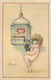 Illustratore Adolfo BUSI Love Drawn Cupid Cage Heart Locker - Busi, Adolfo