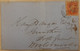 AUSTRALIA NEW SOUTH WALES NSW 1856 QV 1d ORANGE RED IMPERF With Wide Margins To Woolloomooloo NSW OVAL RING CANCELLATION - Lettres & Documents