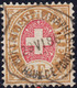 Heimat NE Chaux De Fondes 1886-06-19 Telegraphenstempel Auf Telegraphen-Marke 3 Fr. Zu#18 - Télégraphe