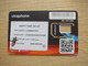 Vinaphone GSM Card, Frame Only,without Chip,with Scratch - Vietnam