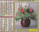 Calendrier De La Poste, Almanach Du Facteur : 1992, Côte D'Or, Pots De Fleurs - Grand Format : 1991-00