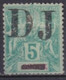 COTE DES SOMALIS - 1894 - YVERT N° 1 * MH (TRES LEGER AMINCI) - COTE = 260 EUR. - Ungebraucht