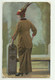 DONNA CON CAPPELLO CON PIUME 1916   VIAGGIATA FP - Frauen