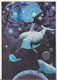 England Dufex Foil Uncirculated Postcard - Dolphins - Star Born (William Schimmel) - Dauphins