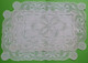 2 Anciens NAPPERONS Rectangle - Environ 34 X 24 Cm - Plastique - "neuf De Stock" Magasin GOULET TURPIN Reims - Vers 1960 - Dentelles Et Tissus