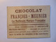 B0099c - Image Chromo CHOCOLAT FRANCOIS MEUNIER - Bagnères De Bigorre - Chocolat