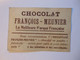 B0099e - Image Chromo CHOCOLAT FRANCOIS MEUNIER - Montée Du Col De Puymorens - Chocolat