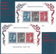 Monaco Bloc Gommé N°47** Des Timbres N°1688/90 , 2 Blocs Avec Variété De Couleur. - Varietà