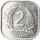 Monnaie, Etats Des Caraibes Orientales, Elizabeth II, 2 Cents, 1996, SUP - Caraïbes Orientales (Etats Des)