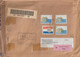 42-Vaticano-Storia Postale-E.2,00 X 3+ E.1,00 Monete  Su Busta Assicurata X Acireale - Cartas & Documentos