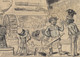 Marius Monnier (1871-1938): Le Première Cuisine Du Monde (Vintage Anti Colonial Comic ~1900s/1910s) - Serigrafía & Litografía