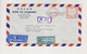 HONG KONG 1961 Registered  Airmail Cover To Germany Meter Stamp - Storia Postale