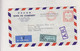 HONG KONG 1961 Registered  Airmail Cover To Germany Meter Stamp - Brieven En Documenten