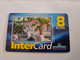 ST MARTIN / INTERCARD  8 EURO  MARIGOT LA STATUE CREOLE      NO 010   Fine Used Card    ** 10897** - Antilles (French)