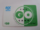 St MAARTEN  Prepaid  $20,- ECC  THE GO CARD /GREEN          Fine Used Card  **10974** - Antilles (Neérlandaises)