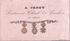 Carte De Porcelaine De Militaire Officier Lieutenant Colonel De Cavalerie Crooy Médaille Décoration - Cartes Porcelaine