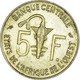 Monnaie, Communauté économique Des États De L'Afrique De L'Ouest, 5 Francs - Côte-d'Ivoire