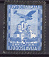 1935. KINGDOM OF YUGOSLAVIA,BLACK FRAME,3 DIN. AIRMAIL,MNH - Posta Aerea