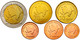 AZERBAIJAN SET OF 6 COINS 1 - 50 Qəpik QAPIK BIMETAL BI-METALLIC 2006 UNC - Azerbaigian