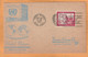 United Nations 1951 Card Mailed - Lettres & Documents