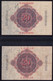 2x 20 Mark 19.2.1914 - KN 6- + 7-stellig - Reichsbank (DEU-41a, B) - 20 Mark