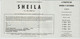 SHEILA - BON De RESERVATION "A L'OLYMPIA" - 10cm X 21cm - NEUF RARE - - Biglietti Per Concerti