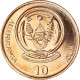 Monnaie, Rwanda, 10 Francs, 2003, SUP, Brass Plated Steel, KM:24 - Rwanda
