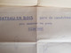 Plan D Un Râteau En Bois Pour Assécher Les Ponts Des Bateaux De La Marine National Document Officiel - Marine - - Andere Plannen