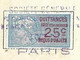1924 / Timbre Fiscal Perforé "SG " Sur Quittances 25 C / SD Reçu Obligation Emprunt Russe / Société Générale - Lettres & Documents