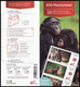 DUOSTAMP** / MYSTAMP** - Zoo Planckendael - Autocollant / Zelfklevend / Selbstklebend - Chimpanzés