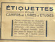 Vintage-☛ Étiquettes Pour Cahiers Et Livres D'études-Carnet Titres Les Plus Courants & Passe Partout. Ouvrage Spécial - Stempel & Siegel