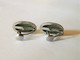 WEDGWOOD And Silver Vintage Green Diana And Stag Screw Clip Earrings - Wedgwood