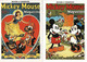 3 Buvards Différents " MICKEY MOUSE Magazine " Mickey, Blanche Neige Et Chiens - Kids