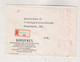 HUNGARY BUDAPEST 1968  Nice Registered     Cover To Germany Meter Stamp - Covers & Documents