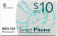 Barbados - C&W (Chip) - Gray Smart Phone, Gem5 Black, 2000, 10Bds$, Used - Barbades