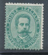 ITALIEN 1879, König Umberto I 25 C Blau Postfrisches Pra.-Stück (leichter Kaum Sichtbarer Bug),Michel 40A / Scott 48 - Neufs