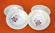 4 Assiettes Creuses  Décor Floral  Faïence L' Amandinoise N° 9013 Diamètre : 235mm - Orchies/Moulin Des Loups (FRA)