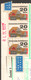 Bulletin D'expédition Parcel Packet Despatch FORM Czechoslovakia Hungary CUSTOMS Postmark AIR MAIL LABEL VIGNETTE 1992 - Zonder Classificatie