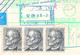 Delcampe - Bulletin D'expédition Parcel Packet Despatch FORM Czechoslovakia Hungary CUSTOMS Postmark AIR MAIL LABEL VIGNETTE 1992 - Non Classificati