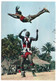 L'AFRIQUE EN COULEURS/AFRICA IN PICTURES - DANSEURS ACROBATIQUES / HAUTE VOLTA/UPPER VOLTA THEMATIC STAMPS-MASK - Burkina Faso