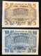 5 + 10 Pfennig Geldschein 1947 Lotto.4057 - Administration De La Dette