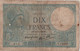 Billet  Bleu  1939  Dix Francs - 10 F 1916-1942 ''Minerve''