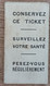 Ticket Pesée - SOCIETE ANONYME DES BASCULES AUTOMATIQUES - 1946 - Autres Appareils