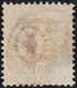 Heimat ZHs Fluntern 1886-01-19 Poststempel Auf Telegraphen-Marke 50Rp. Zu#16 - Telegraph