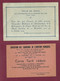 140922 - AVIATION 1933 Entrée Carte Tarif Réduit Exposition Et Invitation Aéronautique Rétrospective Papier Peint PARIS - Biglietti