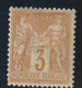 France Sage 86 , 3 Centimes Au Type I Trés Bon Centrage Neuf Charniere * Forte - 1898-1900 Sage (Tipo III)