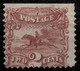 USA Stamp 1869  2 Cent Pony-Express Mi 27 MNG With Grill 9½ X 9mm - Unused Stamps