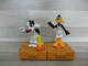 2 Figurines / Looney Tunes / Warner Bros 1996 - Other & Unclassified