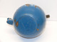 Delcampe - *ANCIENNE THEIERE EMAILLEE BLEUE FLEURS BLANCHES Avec USURES & ROUILLE Déco  E - Teapots