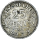 Monnaie, Seychelles, 25 Cents, 1972 - Seychellen